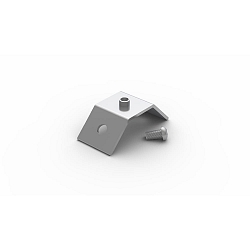 Abrazadera de montaje PFH351 - 45� - VARDAFLEX PLATIN inclinado, aluminio