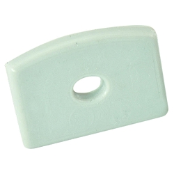 Tapa final PFH415 / PFH418 con posibilidad de alimentaci�n, con orificio para el cable, gris