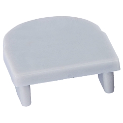 Tapa final PFH415 / PFH418 (COMBINED WITH COVER PFH891) cerrado, gris