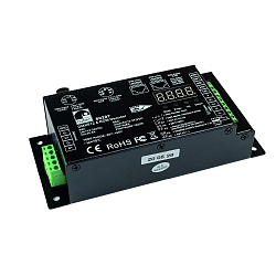 Atenuador de luz DMX 512 ACTOR PRO / 24V / 960W / 5 COLOUR 5 canales, controlable por DMX, negro