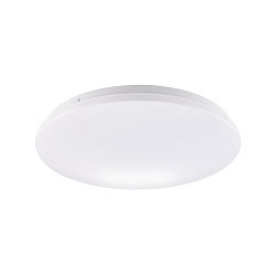 Luminaria de superficie MOON IP44, blanco 