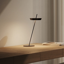 L�mpara de mesa a pilas MAHINA IP20, negro regulable