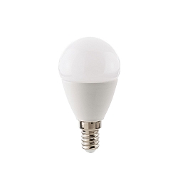 LED Light bulb ECOLUX DROP DIM, 230V, � 4.5cm / L 8.6cm, E14, 6W 2700K 470lm 220�,dimmable, opal