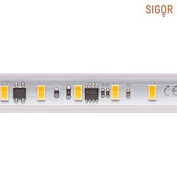 High voltage LED Strip, 72 LED/m, 25m roll, 230V, IP65, 14W/m, W 1.5cm / L 2500cm, 2700K 2088m 120, CRI 90