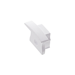 Tapa final RECESSED 12 descarga, blanco