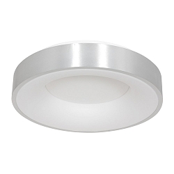 Luminaria de techo RINGLEDE - � 38CM redondo, medio, directo / indirecto IP20, plata cepillado regulable