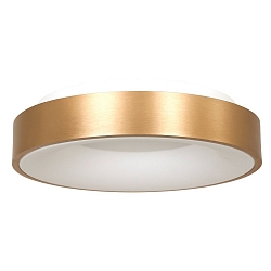 Luminaria de techo RINGLEDE - � 48CM grande, redondo, directo / indirecto IP20, dorado regulable