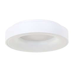 Luminaria de techo RINGLEDE - � 48CM grande, redondo, directo / indirecto IP20, blanco mate regulable