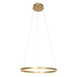 pendant luminaire RINGLUX LED IP20, gold dimmable