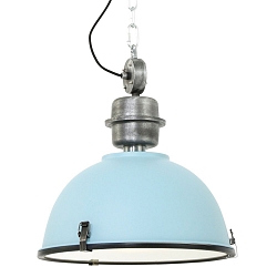 pendant luminaire BIKKEL - Ø 42CM 1 flame, medium E27 IP20, drak blue dimmable