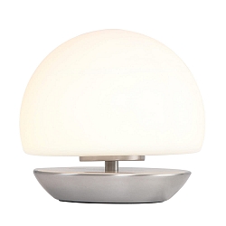 Luminaria de mesa ANCILLA redondo, corto, con regulador t�ctil G9 IP20, haya, color natural regulable