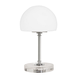 Luminaria de mesa ANCILLA MUSHROOM lang, con funci�n de conmutaci�n G9 IP20, cromo, pulido regulable