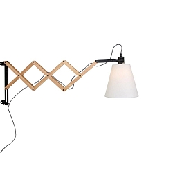 Luminaria de pared DION con interruptor, con enchufe, ajustable, c�nico E14 IP20, negro mate 