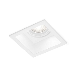 Luminaria empotrable para techos PLANO de 1 llama, giratorio, giratorio GU10 IP20, blanco regulable