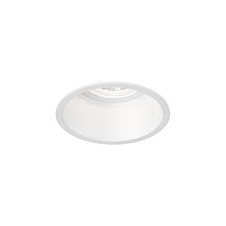 Proyector empotrado DEEPER 1.0 PAR16 redondo, r�gido, retroceder GU10 IP20, mate, blanco tr�fico regulable