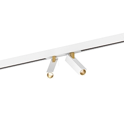 LED Track spot MICK ON TRACK 2.0 for STREX SYSTEM 48V, 19W 2700K, CRi >90, white gold