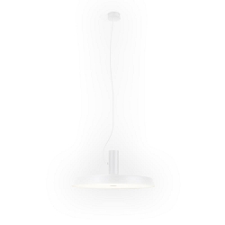 pendant luminaire ROOMOR OFFICE CABLE SUSP 1.0 OPAL IP20, white matt dimmable