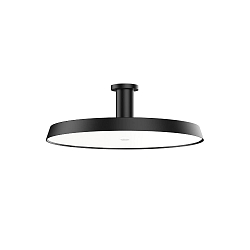 Luminaria de techo ROOMOR OFFICE CEILING SURF 1.0 MICROPRISM controlable por DALI, UGR < 19 IP20, negro mate regulable
