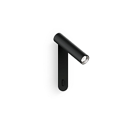 Luminaria de pared MATCH SNOOZE WALL SURF 1.0 IP20, negro mate 