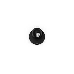 Luminaria de pared LECA SNOOZE 1.0 IP20, negro mate regulable