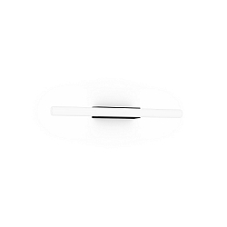 Luminaria de pared LARRA OPAL 1.0 S14d IP20, gunmetal regulable