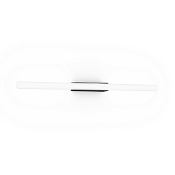 Luminaria de pared LARRA OPAL 2.0 S14d IP20, gunmetal regulable
