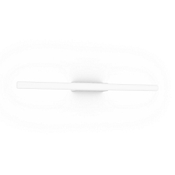 Luminaria de pared LARRA OPAL 2.0 S14d IP20, blanco mate regulable