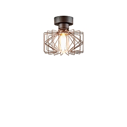 ceiling luminaire WIRO 2.0 WIRO CEILING SURF E27 IP20, rust 