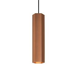 Luminaria colgante HEXO MULTI 3.0 sin roseta IP20, color cobre regulable