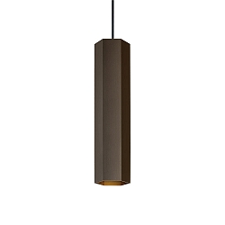 Luminaria colgante HEXO MULTI 3.0 sin roseta, Dim-To-Warm IP20, color bronce regulable