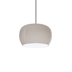 Luminaria colgante WETRO 3.0 de 1 llama, Dim-To-Warm IP20, gris pardo, blanco regulable