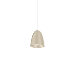 Luminaria colgante COZY CONE 2.0 IP20, gris seda