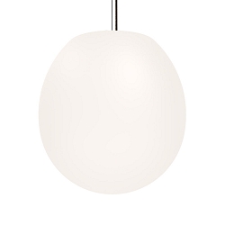 Luminaria colgante DRO SUSPENDED 4.0 - � 38.5CM E27 IP20, blanco opalino, negro mate regulable