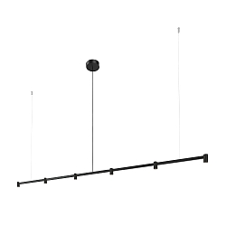 Luminaria colgante TRACE CHANDELIER CEILING SUSP 2.0 IP20, negro mate regulable