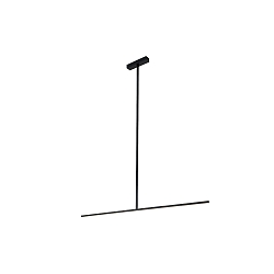 Luminaria colgante FIL CEILING SUSP 1.0 IP20, negro mate regulable