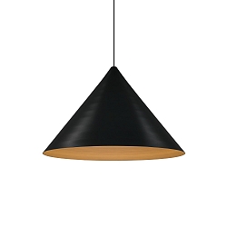 Luminaria colgante DINOR 2.0 Dim-To-Warm IP20, dorado, negro regulable