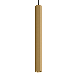 pendant luminaire HEXO SUSPENDED MINI 5.0 GU10 IP20, champagner