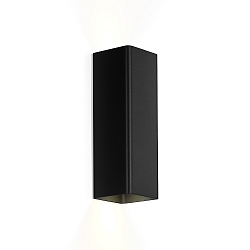 Luminaria de pared DOCUS MINI 2.0 Arriba-Abajo GU10 IP20, negro regulable