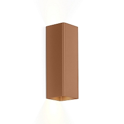 Luminaria de pared DOCUS MINI 2.0 Arriba-Abajo GU10 IP20, color cobre regulable