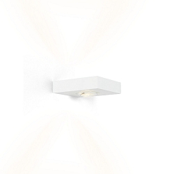 Luminaria de pared LEENS 2.0 - UP&DOWN de 2 llamas, con la �ptica del lente IP20, mate, blanco tr�fico regulable