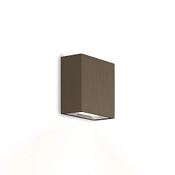 Luminaria de pared para exteriores CENTRAL OUTDOOR WALL SURF 1.0 IP65, color bronce regulable