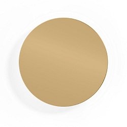 wall luminaire MILES WALL SURF 3.0 ROUND IP20, champagner dimmable