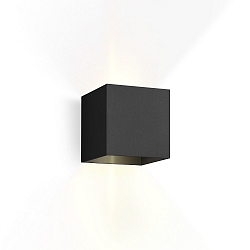 Luminaria de pared BOX 1.0 Arriba-Abajo G9 IP20, negro regulable