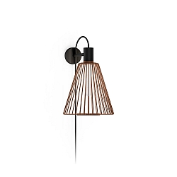 wall luminaire WIRO 1.0 CONE WALL SURF E27 IP20, rust dimmable