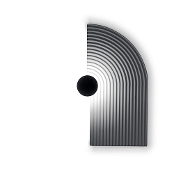 wall luminaire TAPIS WALL SURF 3.0 IP20, grey dimmable