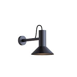 Luminaria de pared ROOMOR WALL 1.1 - PAR16 / SHADE 1.0 giratorio, recta GU10 IP20, mate, negro intenso regulable