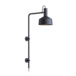 Luminaria de pared ROOMOR WALL 4.2 - PAR16 / SHADE � 25CM lang, con brazo articulado, con caja de conexiones