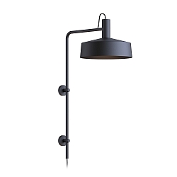 Luminaria de pared ROOMOR WALL 4.3 - PAR16 / SHADE � 40CM lang, con brazo articulado, con caja de conexiones