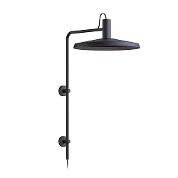 Luminaria de pared ROOMOR WALL 4.4 - PAR16 / SHADE � 51CM lang, con brazo articulado, con caja de conexiones