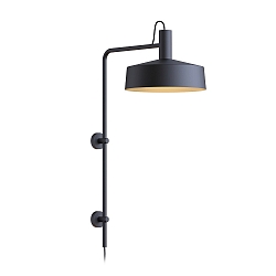 Luminaria de pared ROOMOR WALL 4.3 - PAR16 / SHADE � 40CM lang, con brazo articulado, con caja de conexiones